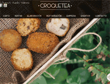 Tablet Screenshot of croquetea.com